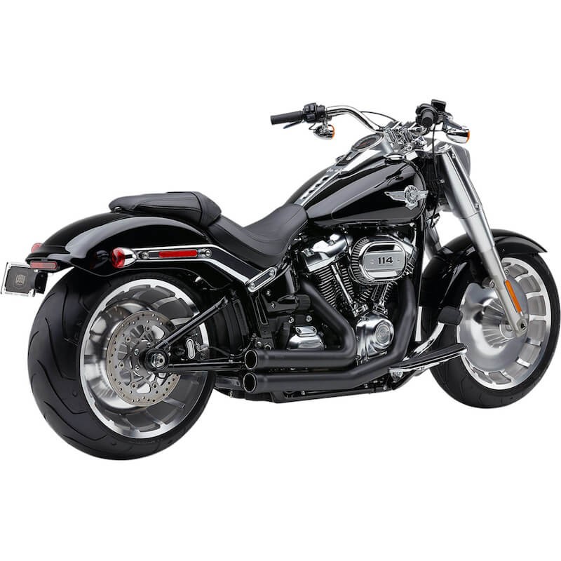 SCARICHI COBRA SPEEDSTER SHORT 909 NERI PER SOFTAIL BREAKOUT, FAT BOY, KING 2018-2020