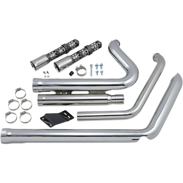 COBRA SPEEDSTER 909 CHROME EXHAUST FOR HARLEY SOFTAIL 2012-2017