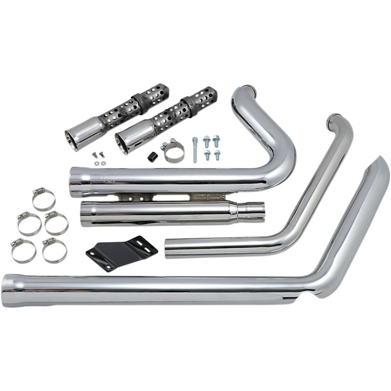 COBRA SPEEDSTER 909 CHROME EXHAUST FOR HARLEY SOFTAIL 2012-2017