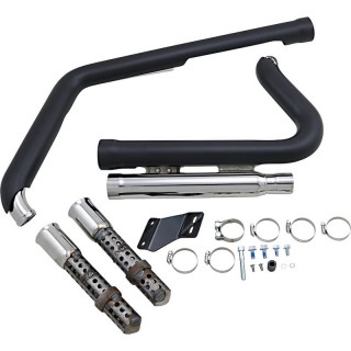 SCARICHI COBRA SPEEDSTER SHORT 909 NERI PER HARLEY SOFTAIL 2012-2017