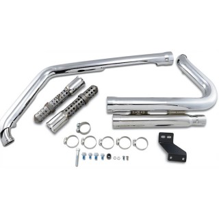 SCARICHI COBRA SPEEDSTER SHORT 909 CROMATI PER HARLEY SOFTAIL 2007-2011
