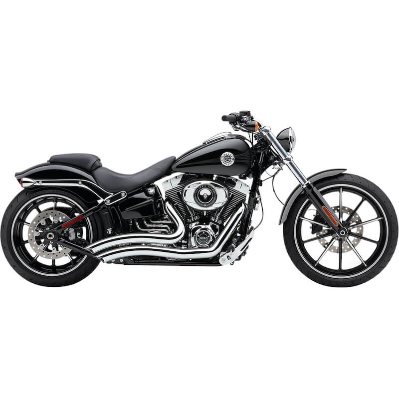 SCARICHI COBRA SPEEDSTER SHORT SWEPT CROMO PER SOFTAIL BREAKOUT 2013-2017