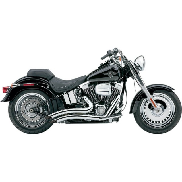 SCARICHI COBRA SPEEDSTER SHORT SWEPT CROMO PER HARLEY SOFTAIL 2007-2011