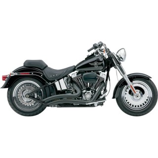 SCARICHI COBRA SPEEDSTER SHORT SWEPT NERI PER HARLEY SOFTAIL 2007-2011