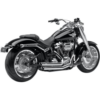 COBRA SLASHDOWN SPEEDSTER CHROME EXHAUST FOR SOFTAIL FAT BOY, BREAKOUT, KING 2018-2021