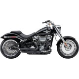 SCARICHI COBRA SLASHDOWN SPEEDSTER NERI PER SOFTAIL FAT BOY, BREAKOUT, KING 2018-2021 - LATO