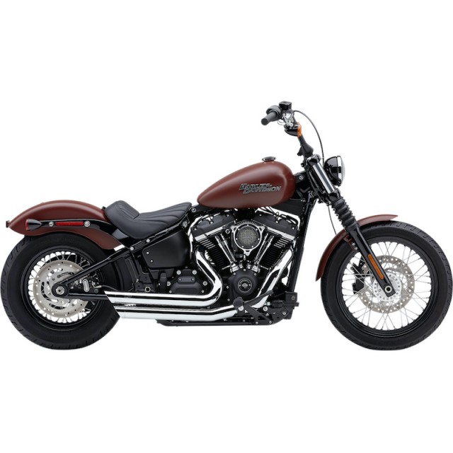 SCARICHI COBRA SLASHDOWN SPEEDSTER CROMO PER HARLEY SOFTAIL 107 2018-2021 - LATO