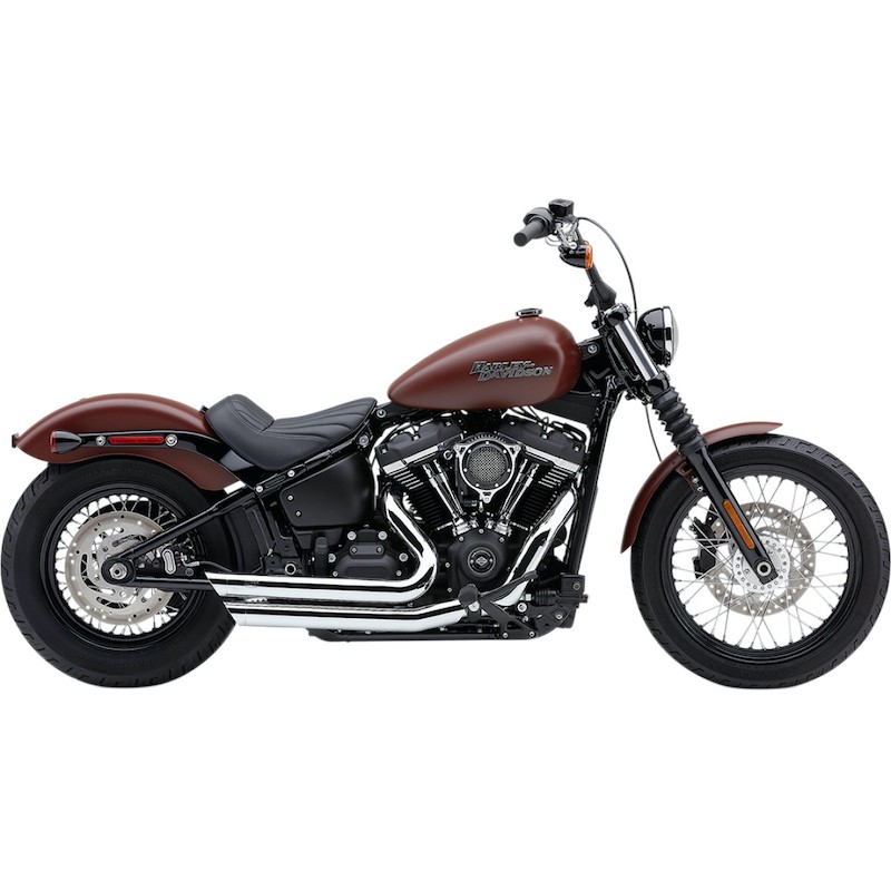 SCARICHI COBRA SLASHDOWN SPEEDSTER CROMO PER HARLEY SOFTAIL 107 2018-2021 - LATO