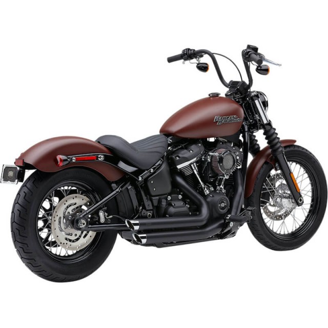 COBRA SLASHDOWN SPEEDSTER BLACK EXHAUST FOR HARLEY SOFTAIL 107 2018-2020