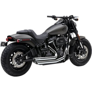 COBRA SLASHDOWN SPEEDSTER CHROME EXHAUST FOR HARLEY SOFTAIL FAT BOB 2018-2021