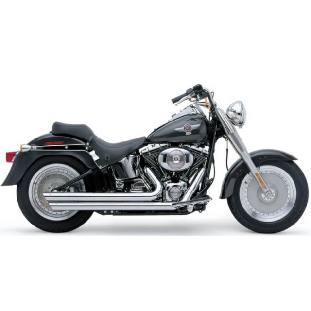 SCARICHI COBRA SLASHDOWN SPEEDSTER CROMO PER HARLEY SOFTAIL 2012-2017 - FAT BOY