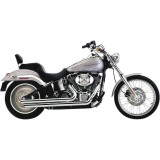 COBRA SLASHDOWN SPEEDSTER CHROME EXHAUST FOR HARLEY SOFTAIL 2007-2011