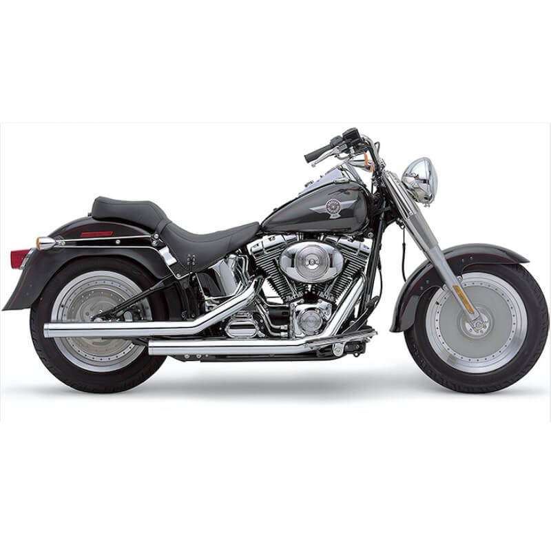 SCARICHI COBRA DRAGSTERS CROMO PER HARLEY SOFTAIL 2007-2011