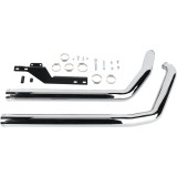 SCARICHI COBRA DRAGSTERS CROMO PER HARLEY SOFTAIL 2007-2011 - ESPLOSO