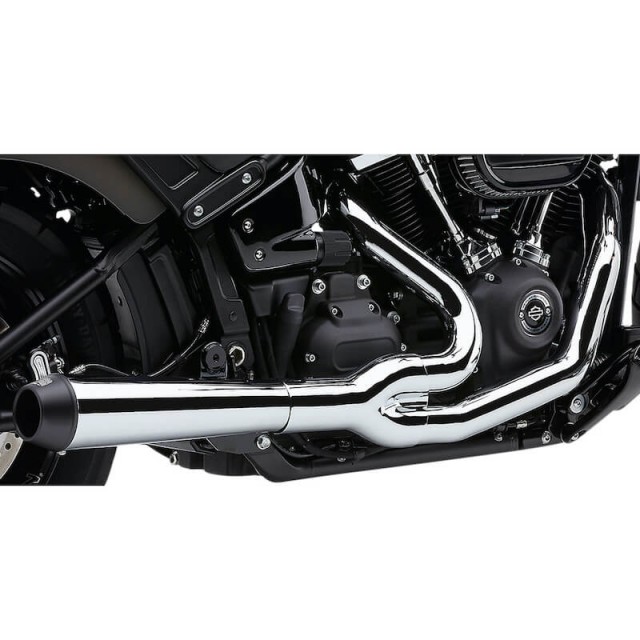 SCARICO COBRA EL DIABLO CROMO 2-IN-1 CONICO PER HARLEY FAT BOY, BREAKOUT, KING 2018-2021 - ZOOM
