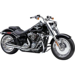 COBRA EL DIABLO CONIC 2-IN-1 CHROME EXHAUST FOR HARLEY FAT BOY, BREAKOUT, KING 2018-2021