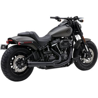 COBRA EL DIABLO CONIC 2-IN-1 BLACK EXHAUST FOR HARLEY SOFTAIL FAT BOB 2018-2021