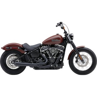 COBRA EL DIABLO CONIC 2-IN-1 BLACK EXHAUST FOR HARLEY DAVIDSON SOFTAIL 107 2018-2021