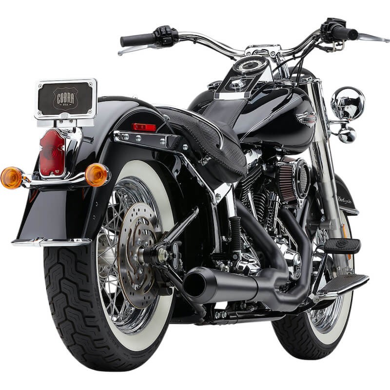 SCARICO COBRA EL DIABLO NERO 2-IN-1 PER HARLEY DAVIDSON SOFTAIL 2007-2011 - DETTAGLIO
