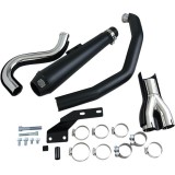 COBRA EL DIABLO 2-IN-1 BLACK EXHAUST FOR HARLEY DAVIDSON SOFTAIL 1986-2006