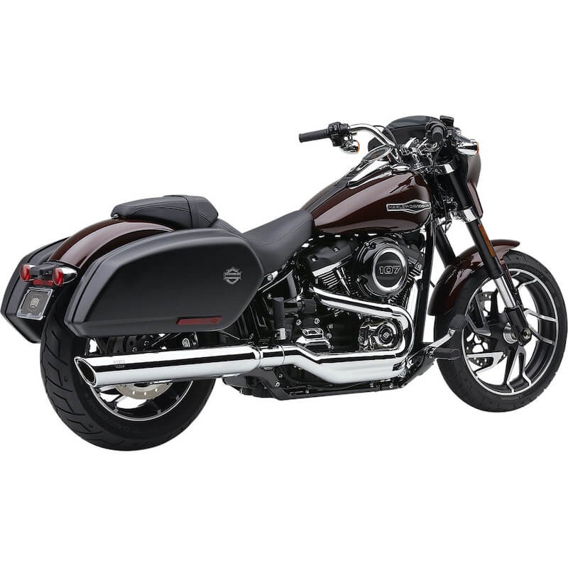 TERMINALE COBRA TWINS 909 CROMATO PER HARLEY SOFTAIL SPORT GLIDE 2018-2021