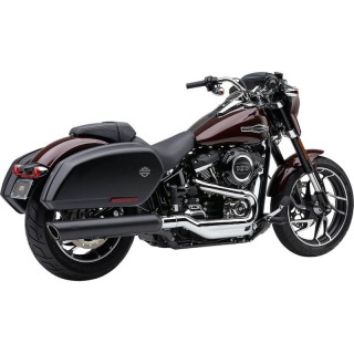 TERMINALE COBRA TWINS 909 NERO PER HARLEY SOFTAIL SPORT GLIDE 2018-2021