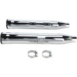 TERMINALI COBRA RPT SLIP-ON CROMATI DA 3" PER HARLEY SOFTAIL 2007-2017 - ATTACCHI