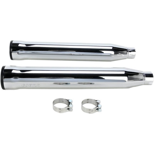 TERMINALI COBRA RPT SLIP-ON CROMATI DA 3" PER HARLEY SOFTAIL 2007-2017 - LATO