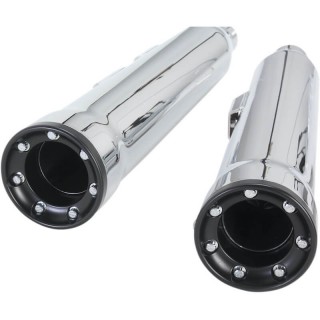 TERMINALI COBRA RPT SLIP-ON CROMATI DA 3" PER HARLEY SOFTAIL 2007-2017
