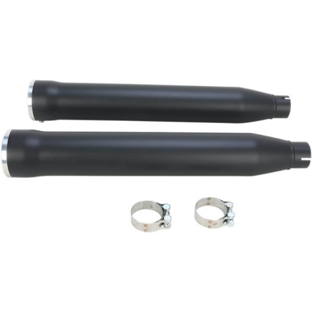 TERMINALI COBRA RPT SLIP-ON NERI DA 3" PER HARLEY SOFTAIL 2007-2017 - LATO