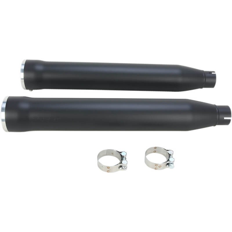 TERMINALI COBRA RPT SLIP-ON NERI DA 3" PER HARLEY SOFTAIL 2007-2017 - LATO