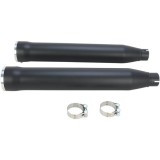 COBRA RPT SLIP-ONS 3" BLACK MUFFLERS FOR HARLEY SOFTAIL 2007-2017