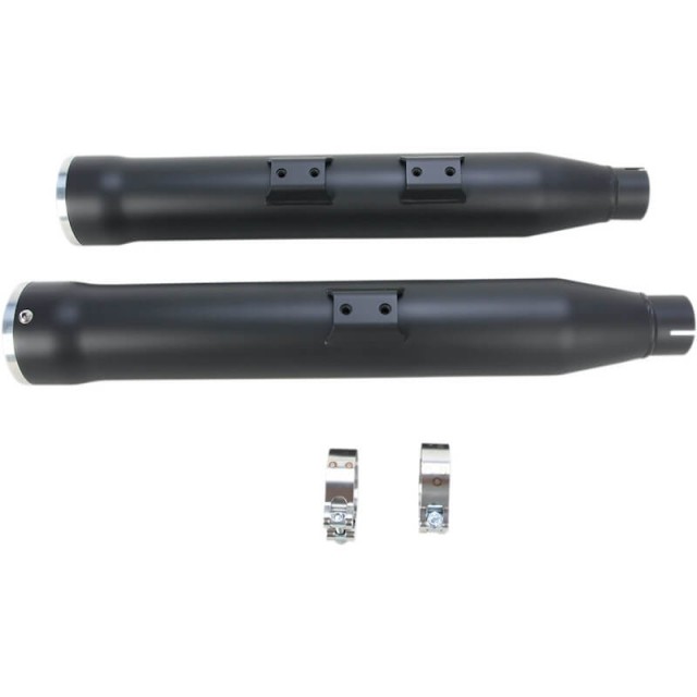 COBRA RPT SLIP-ONS 3" BLACK MUFFLERS FOR HARLEY SOFTAIL 2007-2017 - ATTACHMENTS
