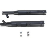 TERMINALI COBRA RPT SLIP-ON NERI DA 3" PER SOFTAIL FAT BOY, DEUCE 2000-2006 - ATTACCHI