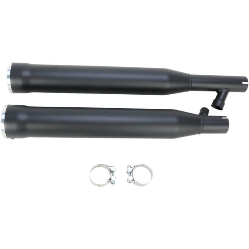 TERMINALI COBRA RPT SLIP-ON NERI DA 3" PER SOFTAIL FAT BOY, DEUCE 2000-2006 - LATO
