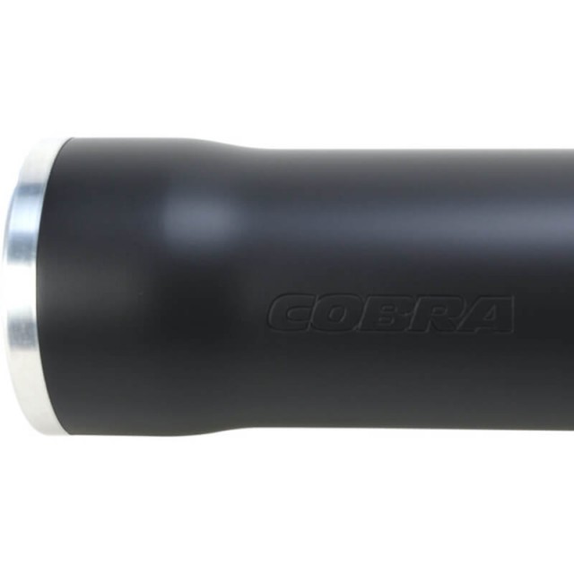 TERMINALI COBRA RPT SLIP-ON NERI DA 3" PER SOFTAIL FAT BOY, DEUCE 2000-2006 - LOGO