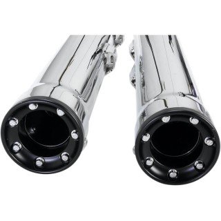 TERMINALI COBRA RPT SLIP-ON CROMATI DA 3" PER HARLEY DAVIDSON SOFTAIL 2000-2006 - FONDELLI