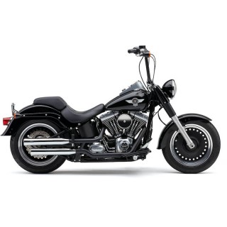 TERMINALI COBRA NEIGHBORHOOD HATER CROMO PER HARLEY DAVIDSON SOFTAIL FAT BOY, DEUCE 2007-2017