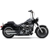 TERMINALI COBRA NEIGHBORHOOD HATER CROMO PER HARLEY DAVIDSON SOFTAIL FAT BOY, DEUCE 2007-2017