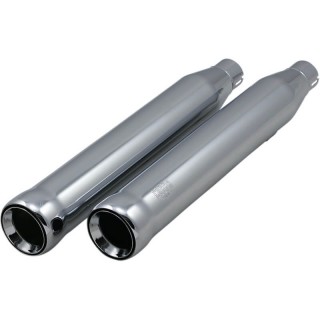 COBRA NEIGHBORHOOD HATER CHROME MUFFLERS FOR HARLEY SOFTAIL 2007-2017