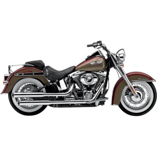 TERMINALI COBRA SLIP-ONS CROMO 3" PER HARLEY DAVIDSON SOFTAIL 2007-2017