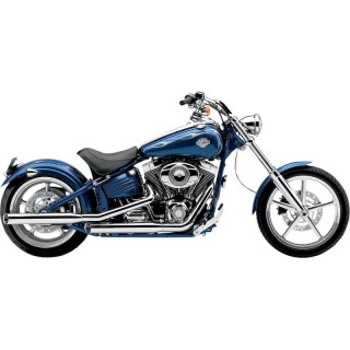 TERMINALI COBRA SLIP-ONS CROMO 3" PER HARLEY DAVIDSON SOFTAIL ROCKER 2007-2017