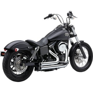 COBRA SPEEDSTER SHORT RPT CHROME EXHUAST FOR HARLEY DAVIDSON DYNA 2012-2017