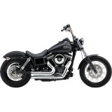 COBRA SPEEDSTER SHORT RPT CHROME EXHUAST FOR HARLEY DAVIDSON DYNA 2006-2011 -SIDE