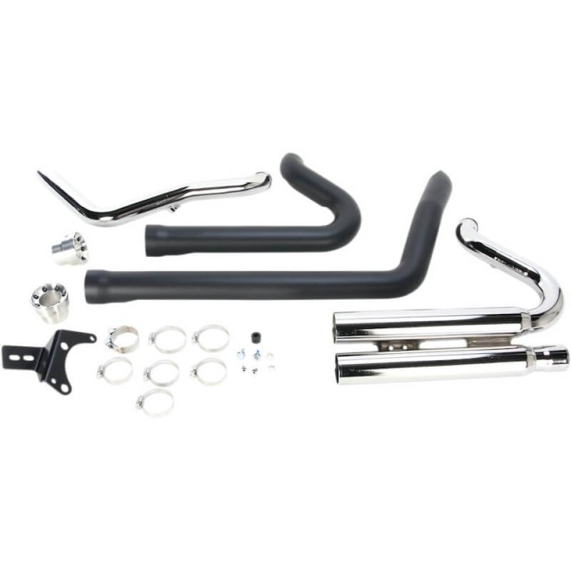 SCARICHI COBRA SPEEDSTER SHORT RPT NERI PER HARLEY DAVIDSON DYNA 2006-2011 - ESPLOSO