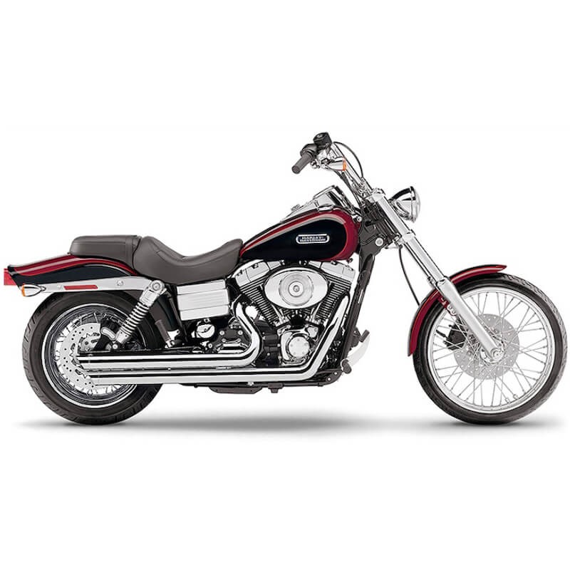 SCARICHI COBRA SPEEDSTER SLASHDOWN CROMO PER HARLEY DAVIDSON DYNA 2006-2011