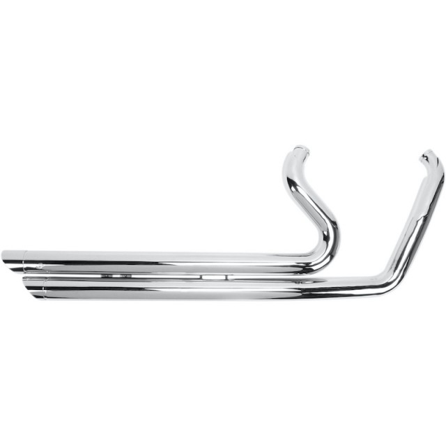 COBRA SPEEDSTER SLASHDOWN CHROME EXHAUST FOR HARLEY DAVIDSON DYNA 2006-2011 - DETAIL