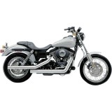 COBRA DRAGSTER CHROME EXHAUST FOR HARLEY DAVIDSON DYNA 1999-2005