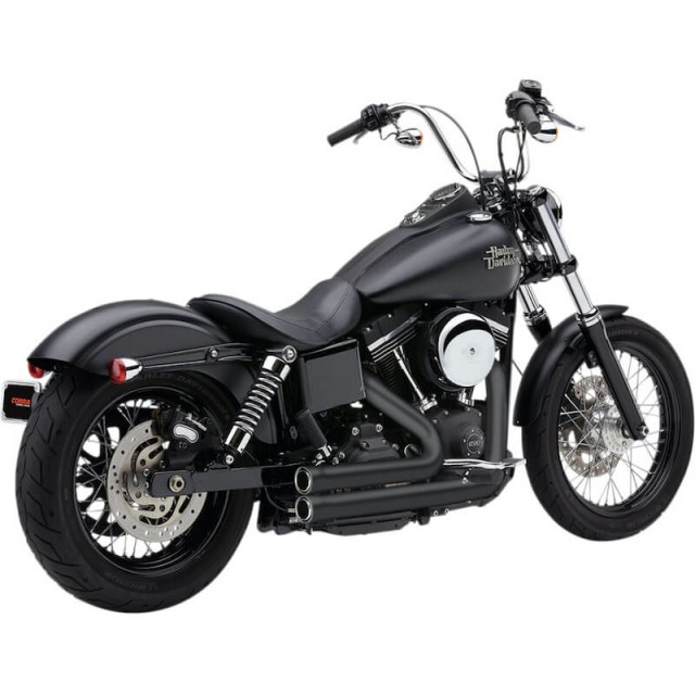 SCARICHI COBRA SPEEDSTER 909 SHORT NERI PER HARLEY DAVIDSON DYNA 2012-2017