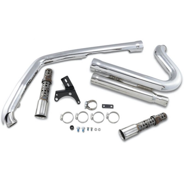 COBRA SPEEDSTER 909 CHROME EXHAUST FOR HARLEY DAVIDSON DYNA 2006-2011 - PARTS